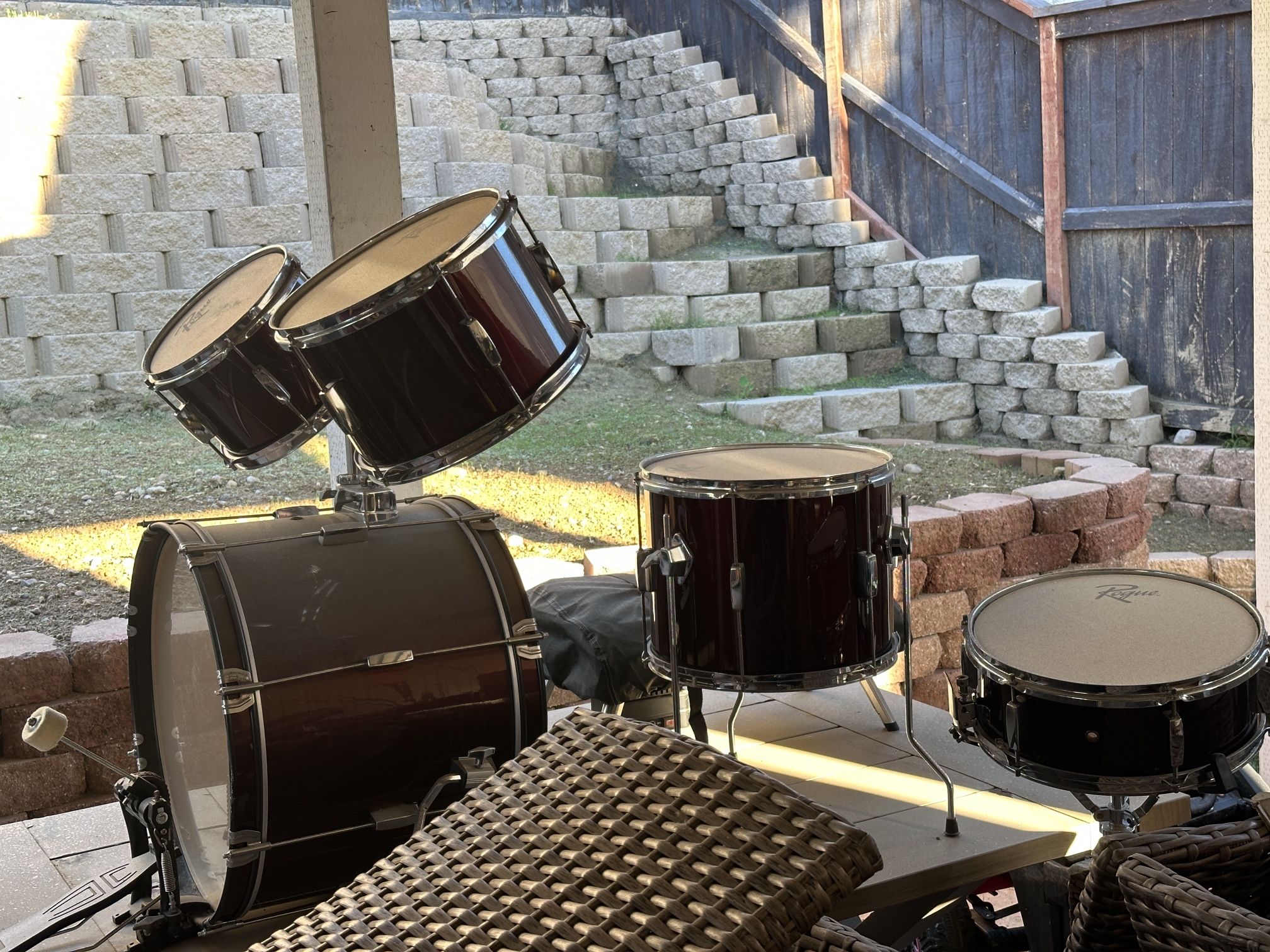 Rogue Deep Red Drum Set 