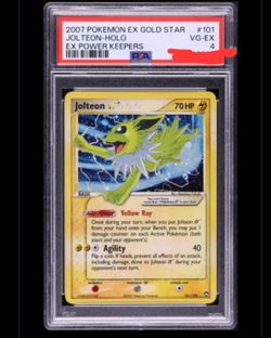 POKEMON JOLTEON GOLD STAR PSA 4 BRAND NEW CERT