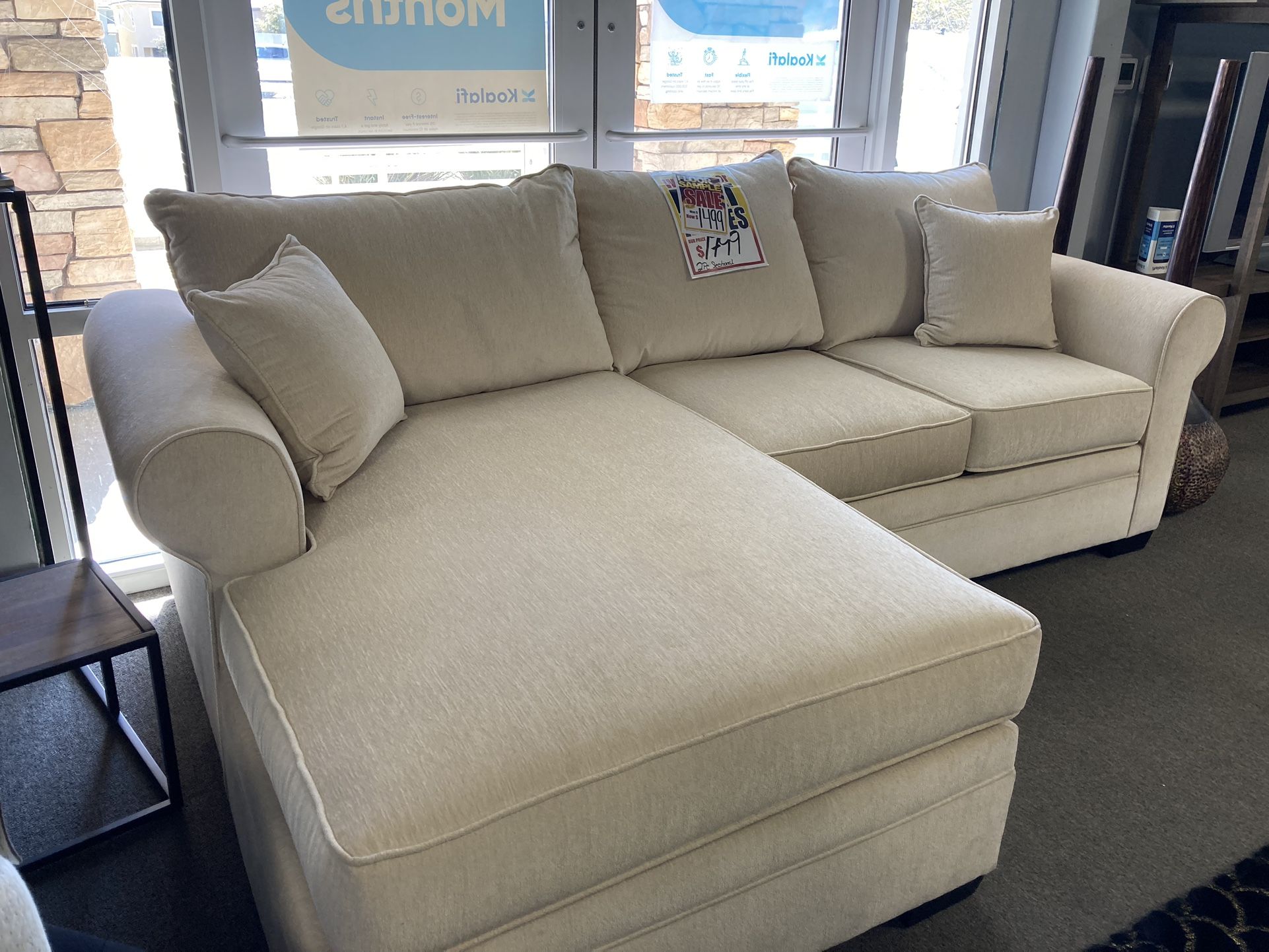 Comfy Cream Sectional 🤍📲 $1,699