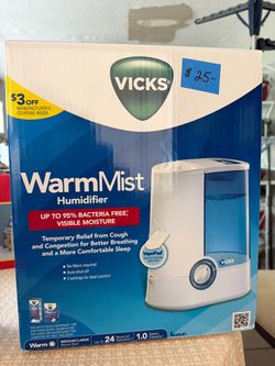 Vicks warm mist humidifier ..,
