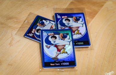 Dodgers ONE PIECE Night 7/2 SGA limited-edition card