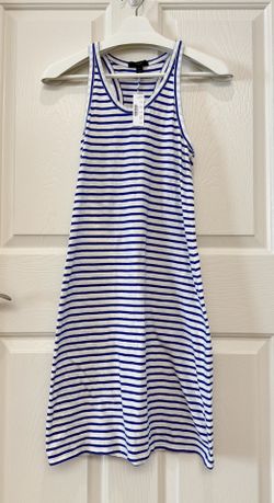 J. Crew Racerback tank dress in stripe