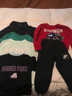 Boys shirts and pants