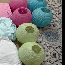 6 Paper Lanterns 