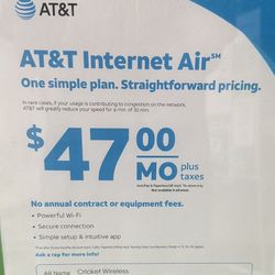 Home Internet/Internet De Casa 