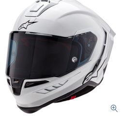 Alpinestars Supertech R10 Helmet Large White Carbon