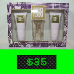 Bora Bora Liz Clairborne perfume woman set