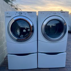 SET WASHER AND DRYER 