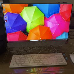 HP All in one AMD Ryzen 3, 8GB Ram, 256GB SSD, 1TB HDD, 23” Display, HP Inkjet Printer