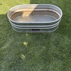 Galvanized Tub Planter