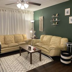 Sofa & loveseat & table & Chuck Taylors- Oh My!