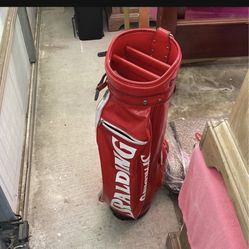 Vintage Spaulding Golf Bag