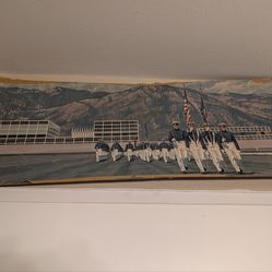 Vintage US Air Force Air Force Academy vintage hand painting no frame