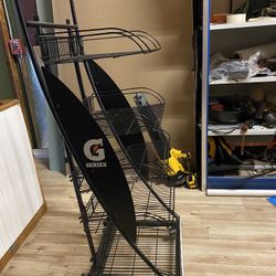Retail Advertising Shelf Cart Vintage 
