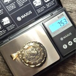 10k Real Gold TWO SIDED Jesus & Virgin Mary Pendant (2.25in Height - 2in Wide - 8.8mm Bell - 7.53gm) BRAND NEW 👉 $580 •NO trades (comprehend this!)  