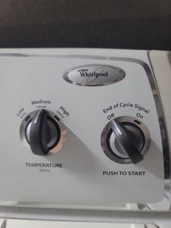 Whirpool washer and dryer
