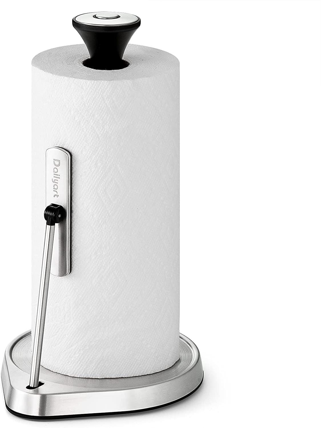 Dailyart Tension Arm Kitchen Paper Towel Holder Stand Designed for Easy 