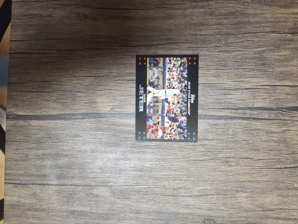 Derek Jeter 2007 Topps(with BUSH)
