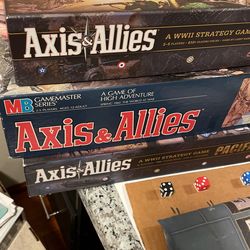 Axis and allies Pacific 1940  2d Edition,, Europe 1940 2d edition