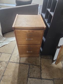 2 Drawer Filing Cabinet No Key