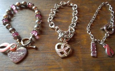 Cancer awareness bracelets