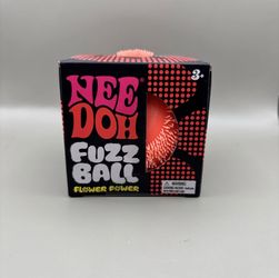 Needoh Fuzz Ball Flower Power Orange