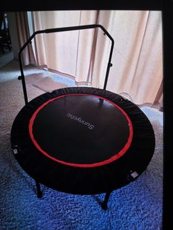 Sunnychic Mini Fitness Trampoline with Handlebar