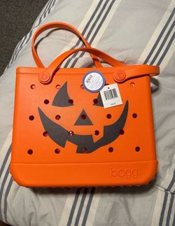 Bogg Bag Halloween Jack-O-Lantern Tote
