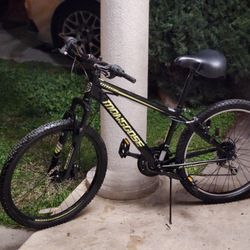 24"×14" Front Wheel Suspension Mountain Bike 