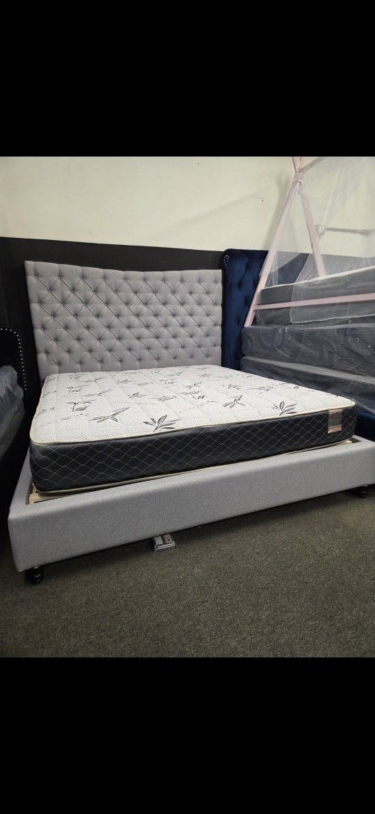 Calking Bed With Mattress Ortho Bamboo $560