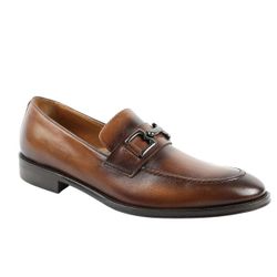 Bruno Magli Men's Alpha Loafers Cognac Size 11.5