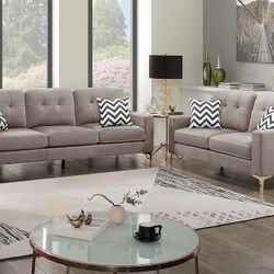 Brand New 2pc Sofa Loveseat Set