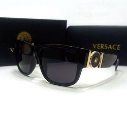 New Versace Medusa Rectangular Black