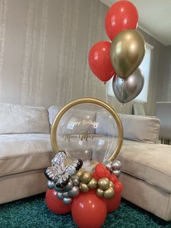 Happy Birthday - Balloons Bouquet- Anniversary