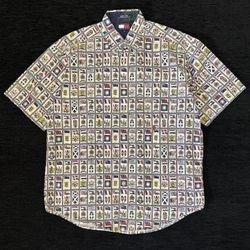 VINTAGE TOMMY HILFIGER BUTTON UP SHIRT