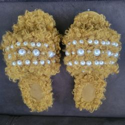 Girls Cat & Jack Slippers