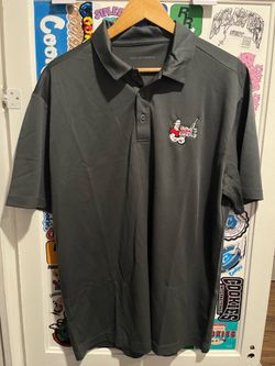 Brand New Gray Dave’s Killer Bread Dry Fit Polo/ Button up Shirt size Large