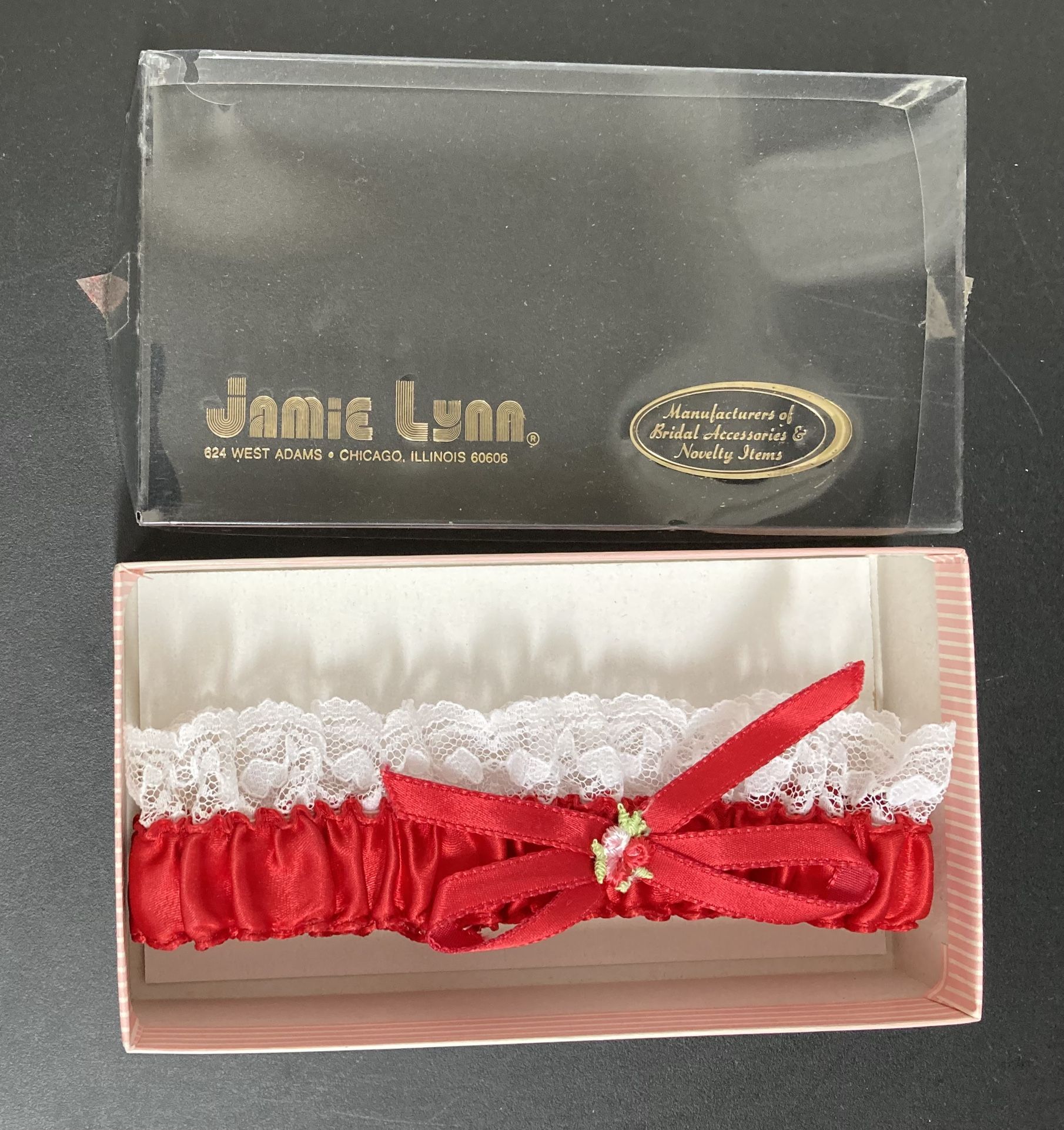 Vintage 1980’s Jamie Lynn Bridal Accessory Garter.