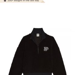 Victoria’s Secret PINK COZY FLEECE HALF-ZIP PULLOVER XL