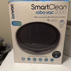 Smart clean Robo vac 2000 Wi-Fi connected or remote control controlled