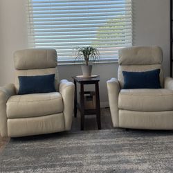 Leather Power Recliner