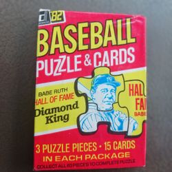 1982 DONRUSS BASEBALL CARD UNOPENED PACK