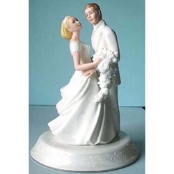 👰🤵 Lenox, Opal Innocence Wedding Cake Topper