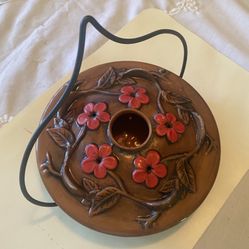 Ceramic Hummingbird Feeder 