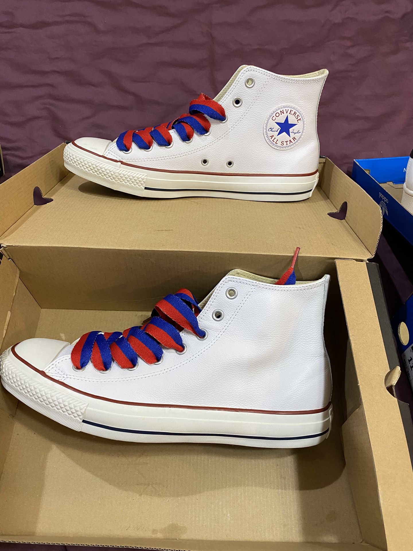 Converse Leather High Tops