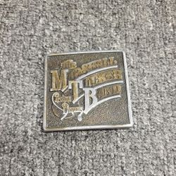 Vintage 1977 Marshall Tucker Band Carolina Dreams Brass Belt Buckle