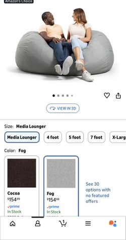 Big Joe Media Lounger Bean Bag