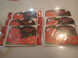 Halloween Party Invitations.  $1.50 Per Package o isf 8 or  6 Packages For $8.