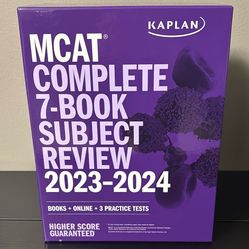 Full MCAT 7-Book Set Kaplan