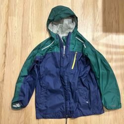 LL Bean Kids Trail Model Rain Jacket (XL 18)